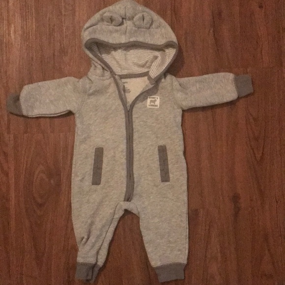 Carter's Other - Carter’s Grey Onesie